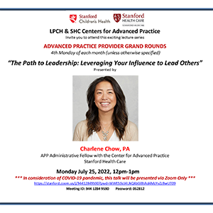 APP Grand Rounds July 2022 - The Path to Leadership: Leveraging Your Influence to Lead Others (7/25/2022) Banner